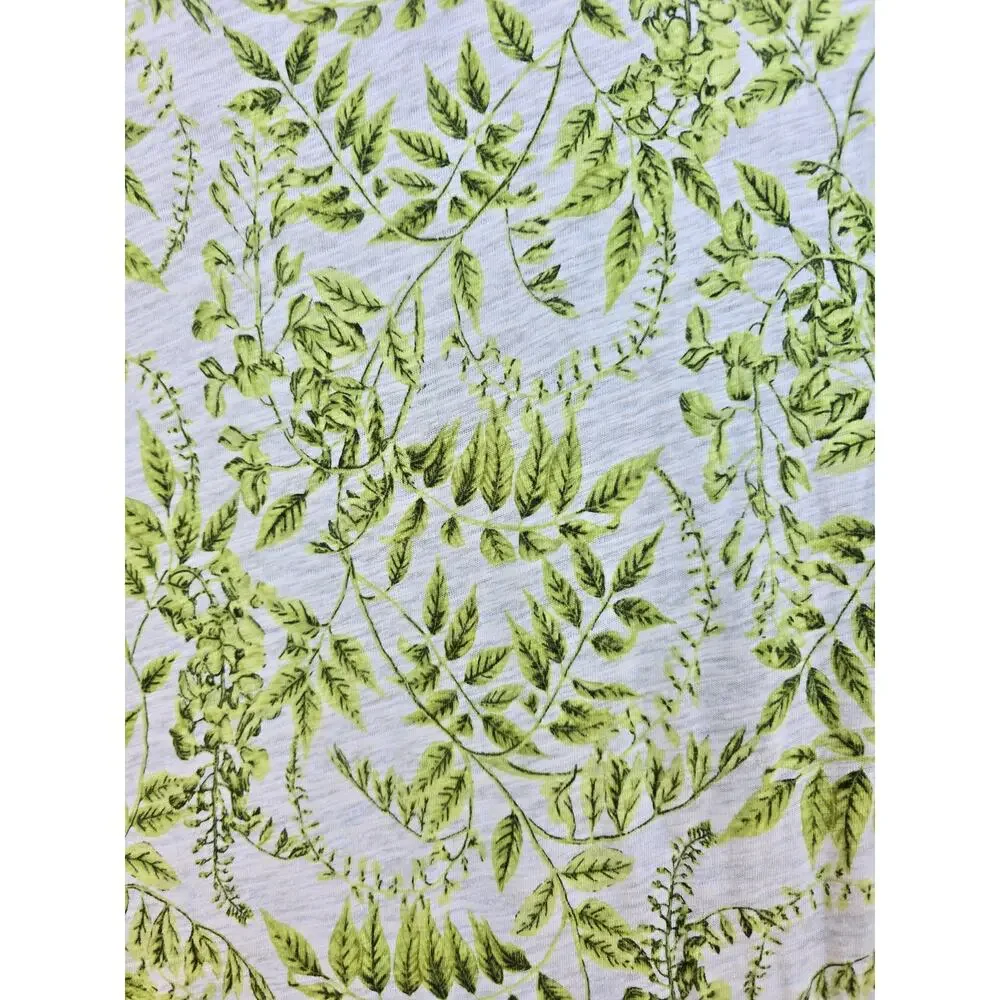 Tahari Linen Blend Sleeveless Top Medium